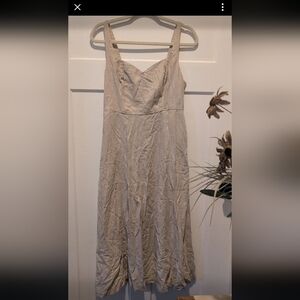 Old Navy Cream Midi Dress